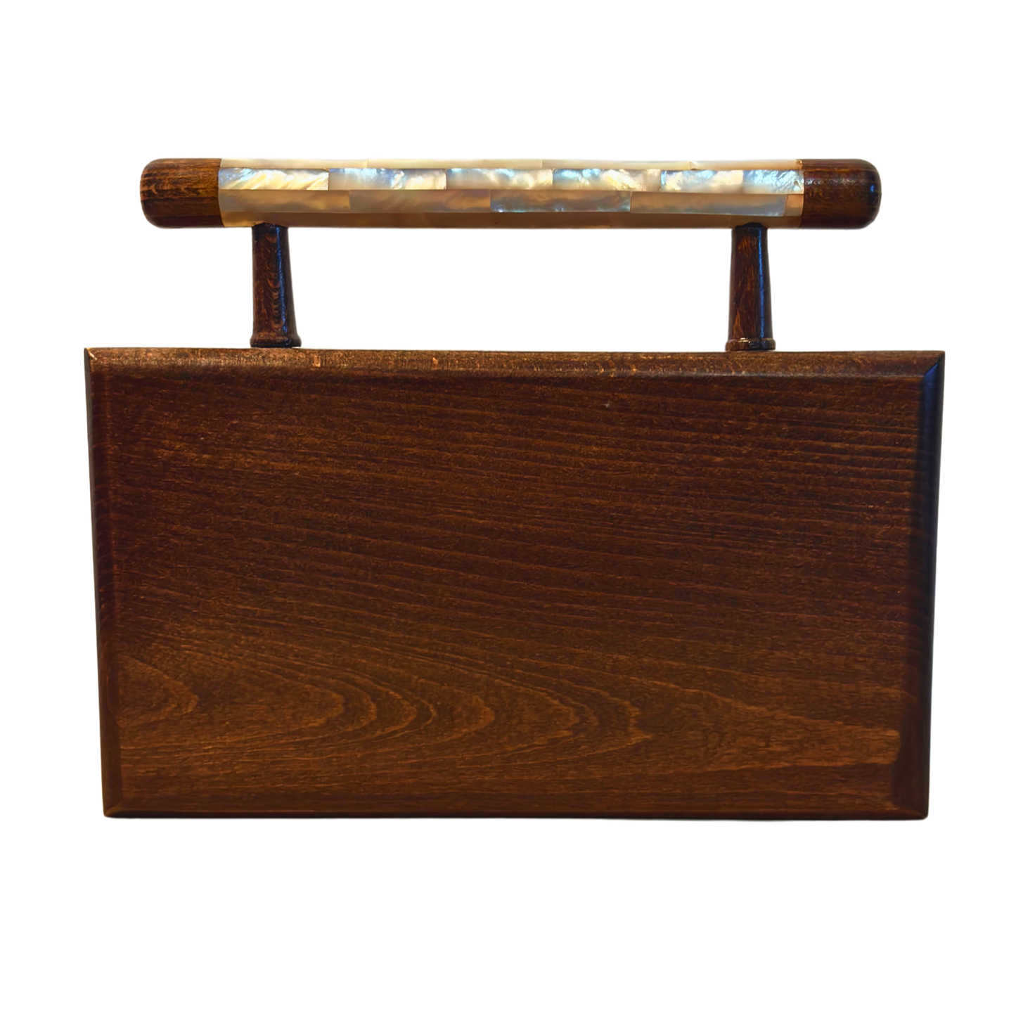 Falak – Luxury Damascene Clutch with Mother of Pearl & Brocade Interior