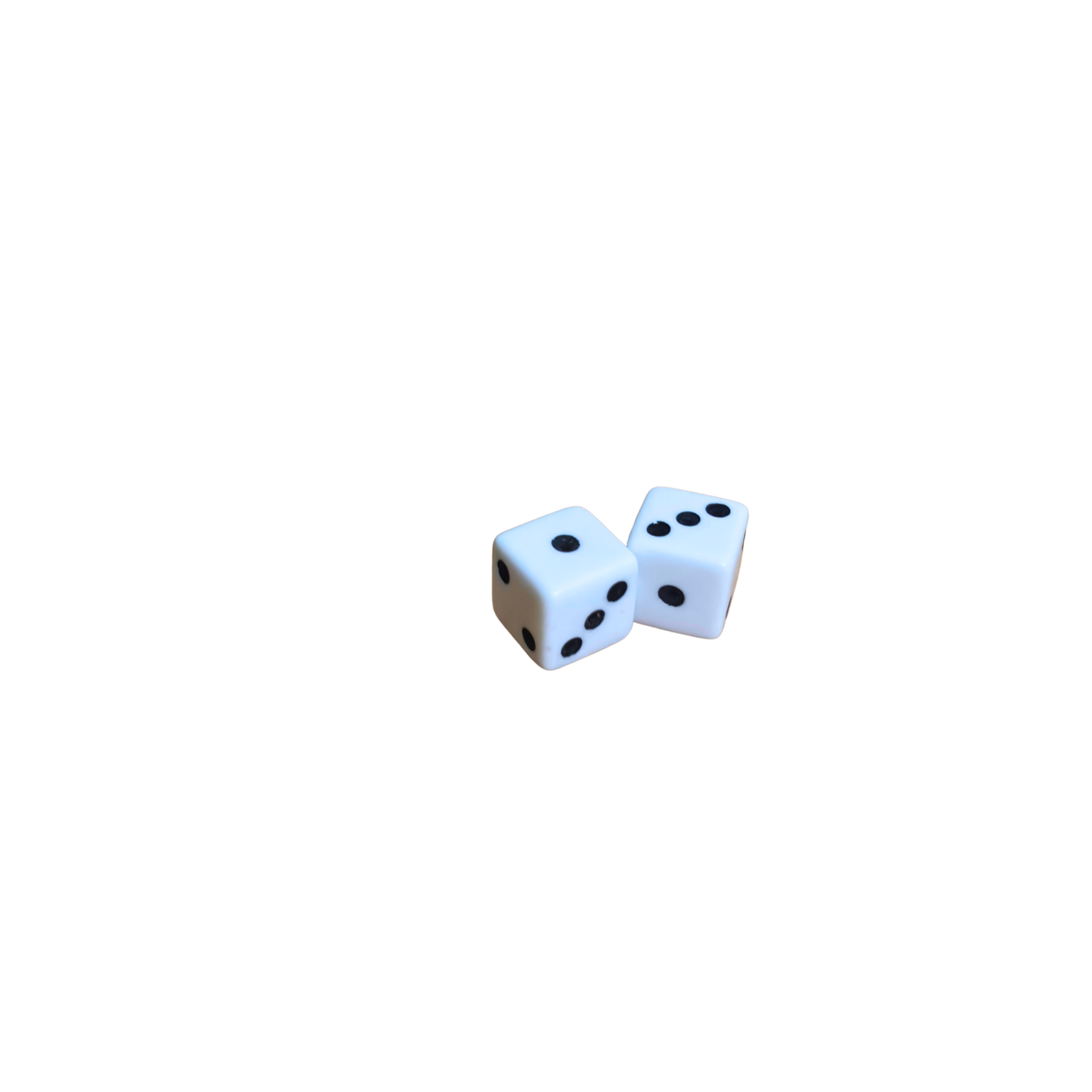 Ensemble Original de Pions de Backgammon – Blanc & Noir avec Dés