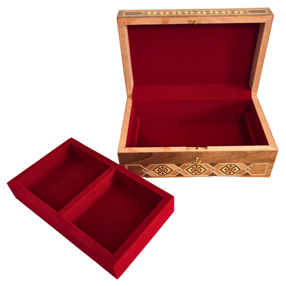 Scatola Damascena con Serratura – Capolavoro Artigianale