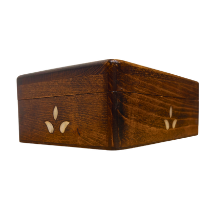 Boîte Damasquine de Luxe Artisanale – Nacre & Velours