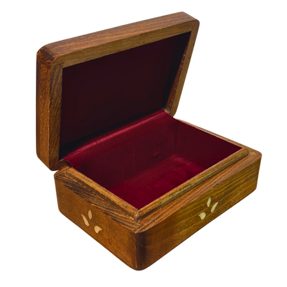 Boîte Damasquine de Luxe Artisanale – Nacre & Velours