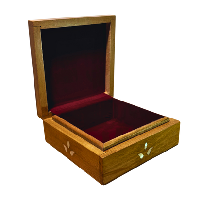 Boîte Damasquine de Luxe Artisanale – Nacre & Velours