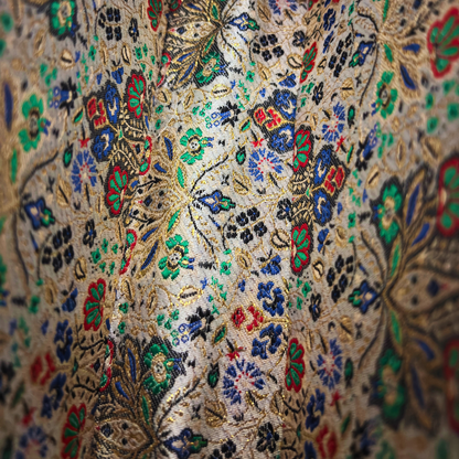 Mother – Luxury Damascene Clutch with Mother of Pearl & Brocade Interior